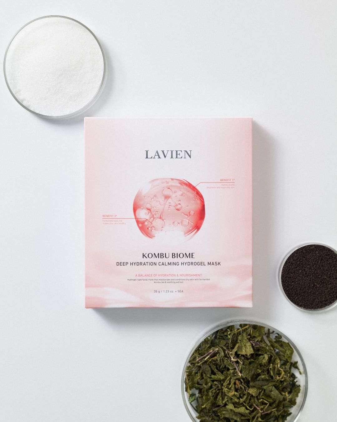Lavien Kombu Biome Deep Hydration Calming Hydrogel Mask