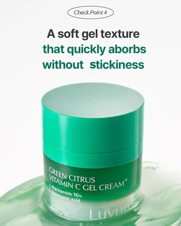 Luvum Green Citrus Vitamin C Gel Cream+