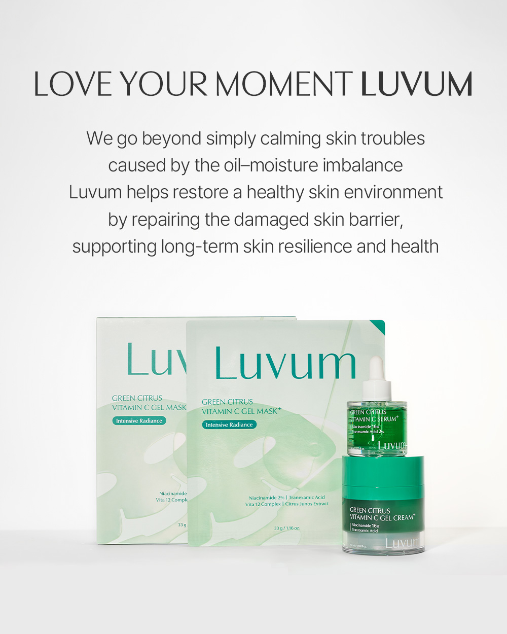 Luvum Green Citrus Vitamin C Gel Cream+
