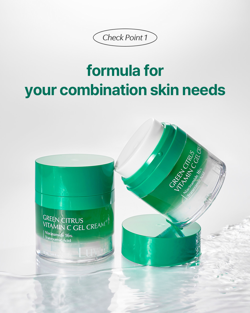 Luvum Green Citrus Vitamin C Gel Cream+