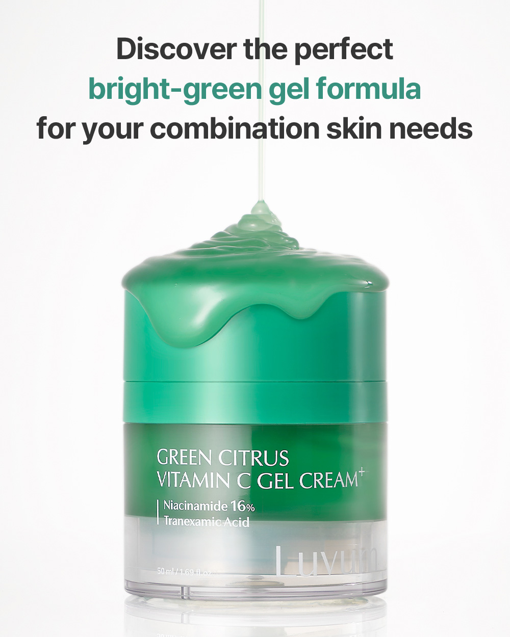 Luvum Green Citrus Vitamin C Gel Cream+