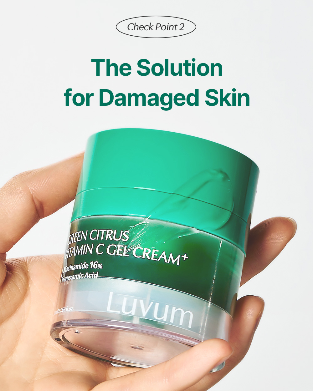 Luvum Green Citrus Vitamin C Gel Cream+