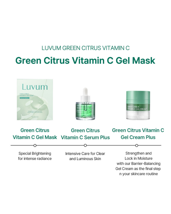 Luvum Green Citrus Vitamin C Gel Cream+