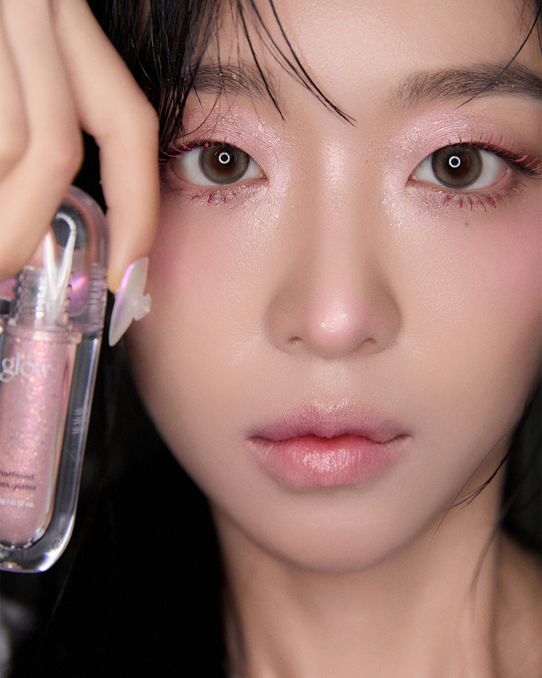 glow shattered glass glitter