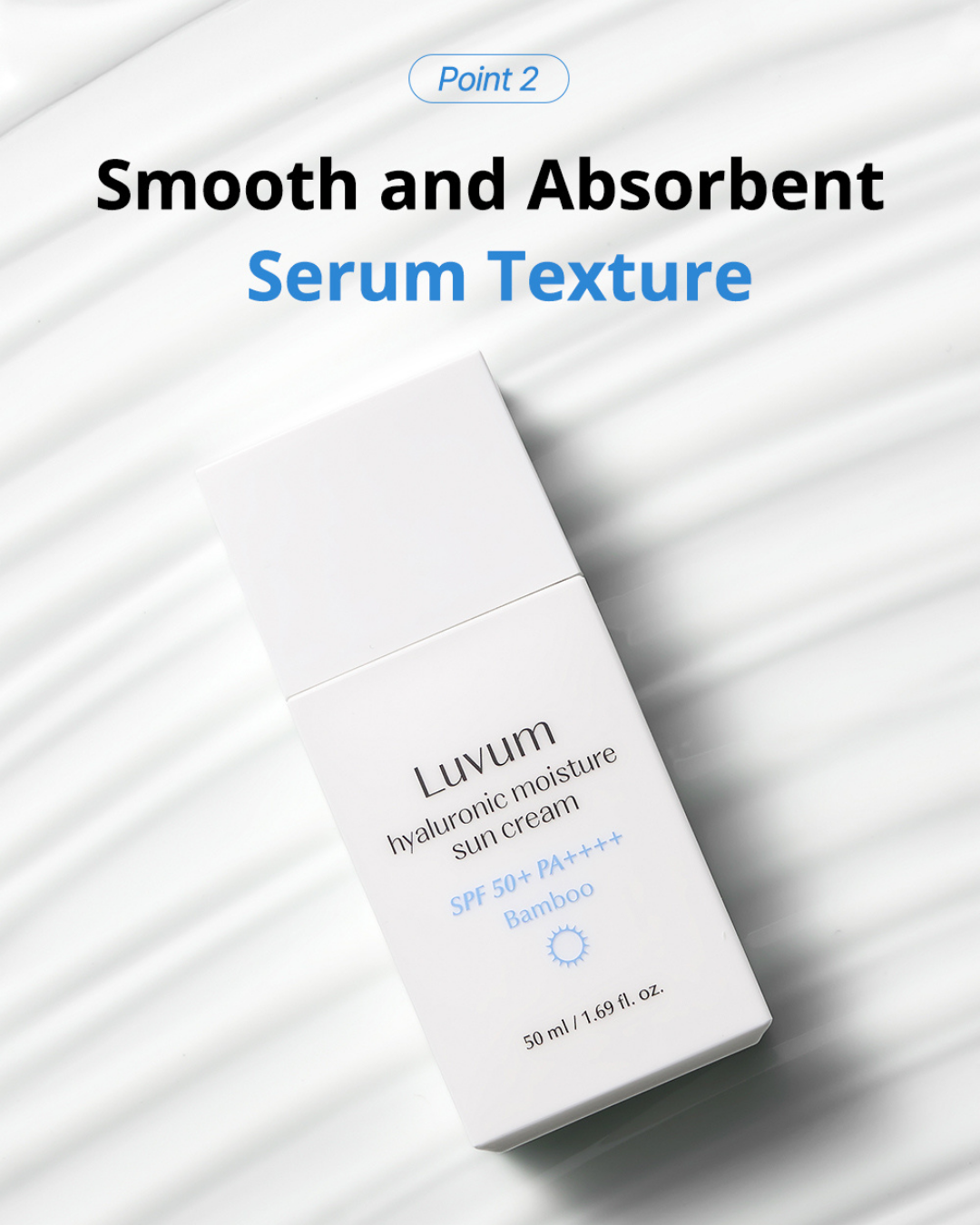 Luvum Bamboo Hyaluronic Moisture Sun Cream