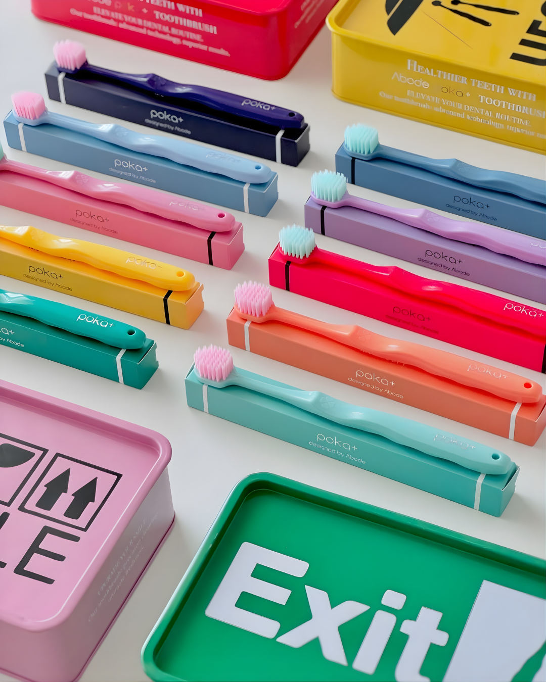 Abode Poka+ Toothbrush (Set of 10 Toothbrushes)