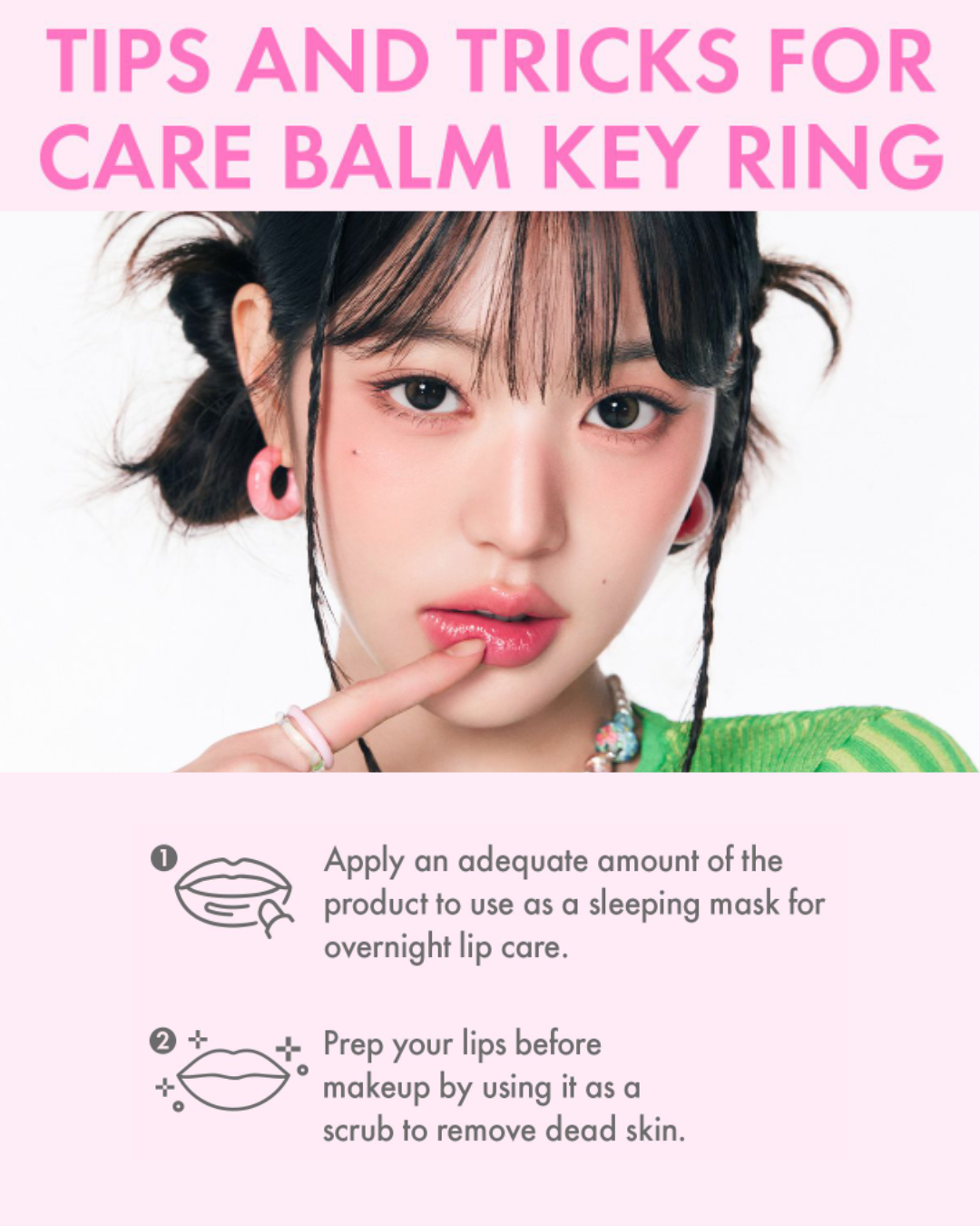 AMUSE Care/Tint Balm Keyring (5 Shades)