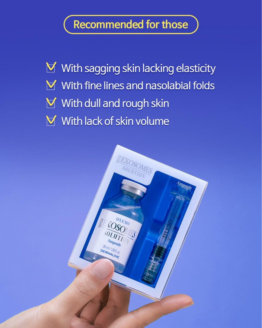 Dermaline D'LEXO Milk Exosome Solution Ampoule