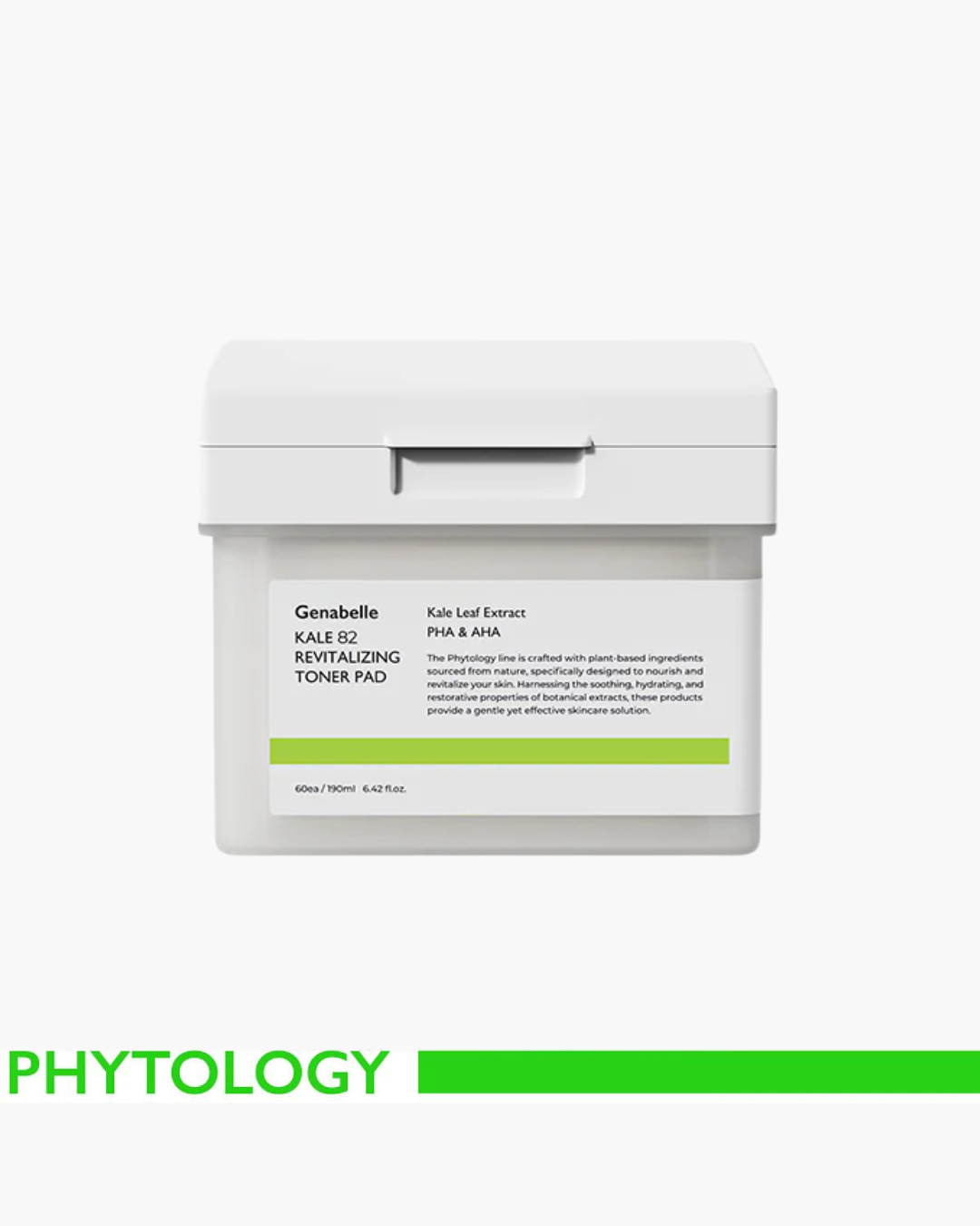 Genabelle Phytology Kale 82 Revitalizing Toner Pad