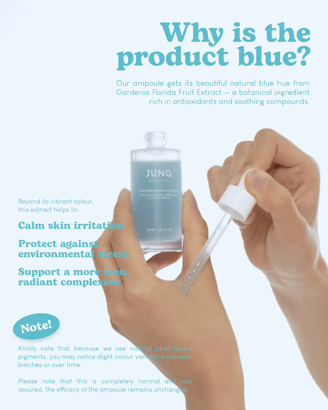 Jung Beauty Pore Minimising Ampoule with Niacinamide, Panthenol & Galactomyces