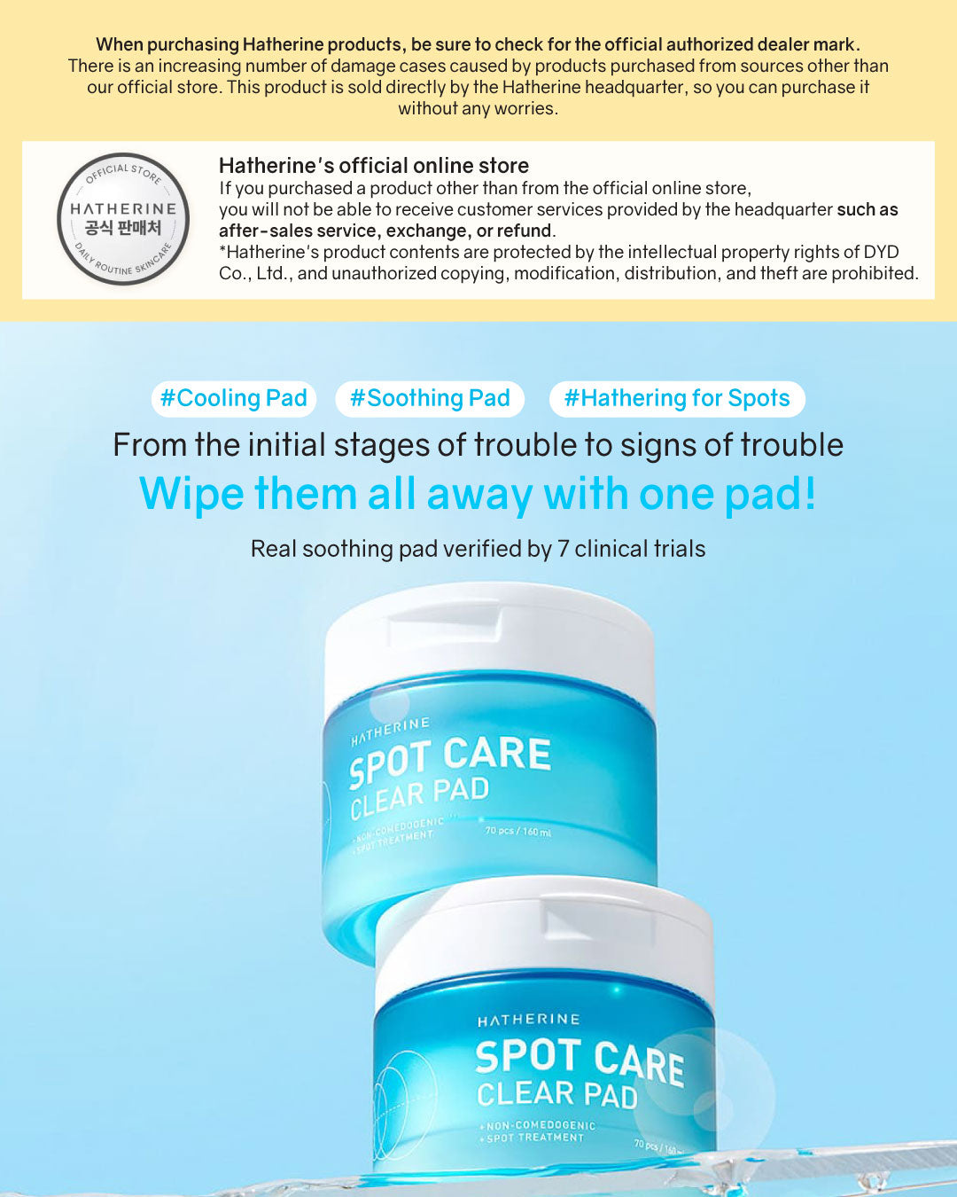 Hatherine Spot Care Clear Pad
