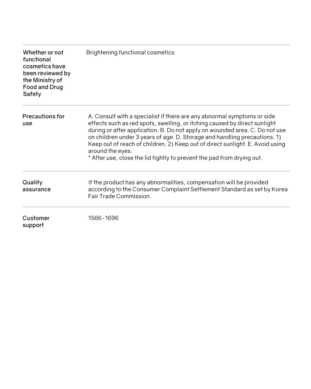 Hatherine Spot Care Clear Pad