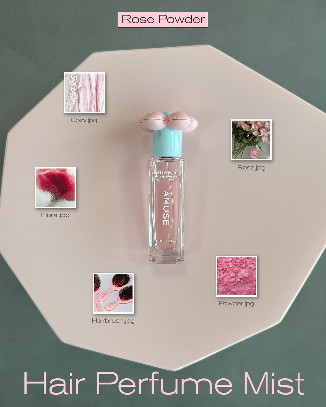 AMUSE Hair Perfume Mist 30ml (Regular Edition)