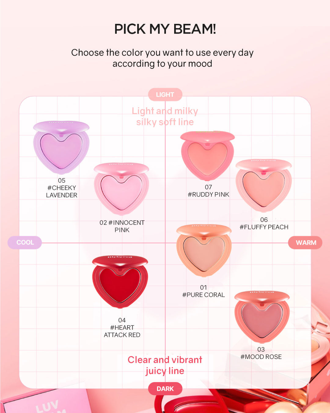 lilybyred Luv Beam Cheek Balm (6 colours)