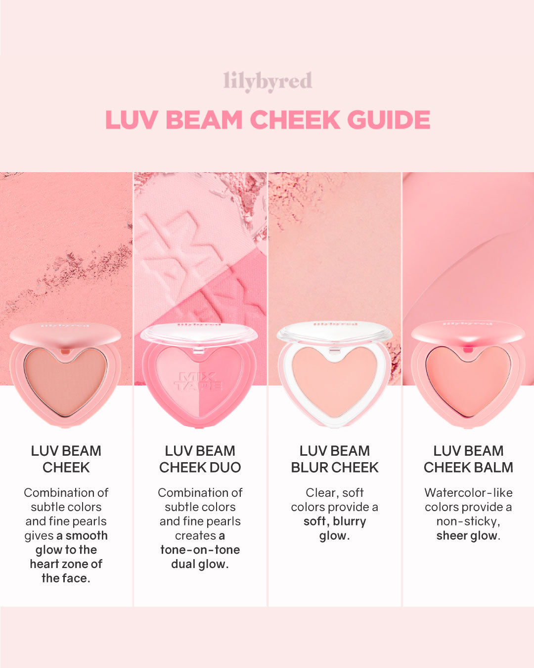 lilybyred Luv Beam Cheek Balm (6 colours)