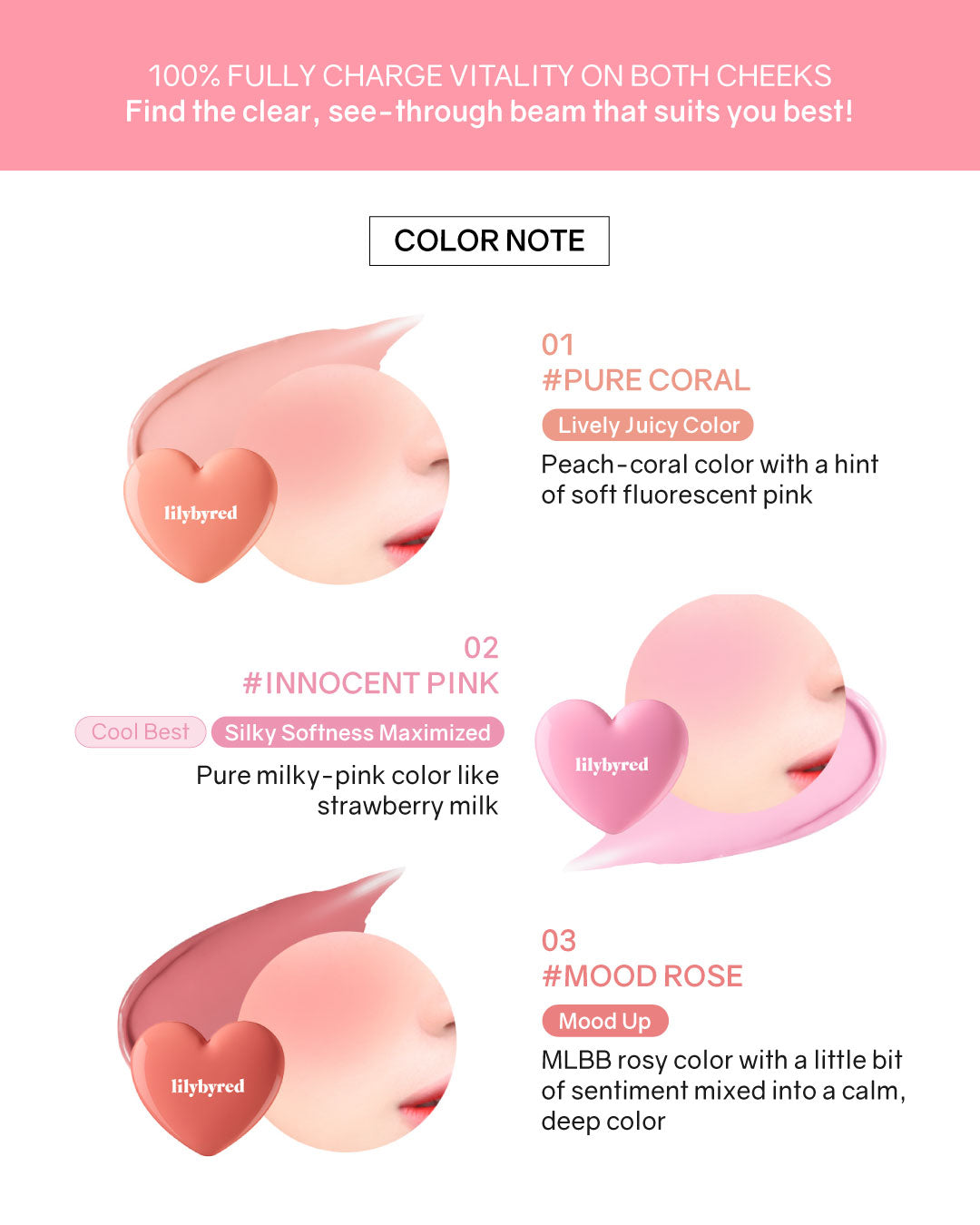 lilybyred Luv Beam Cheek Balm (6 colours)