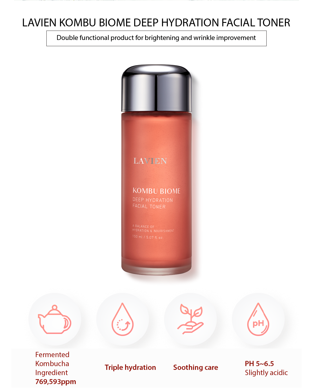Lavien Kombu Biome Deep Hydration Facial Toner
