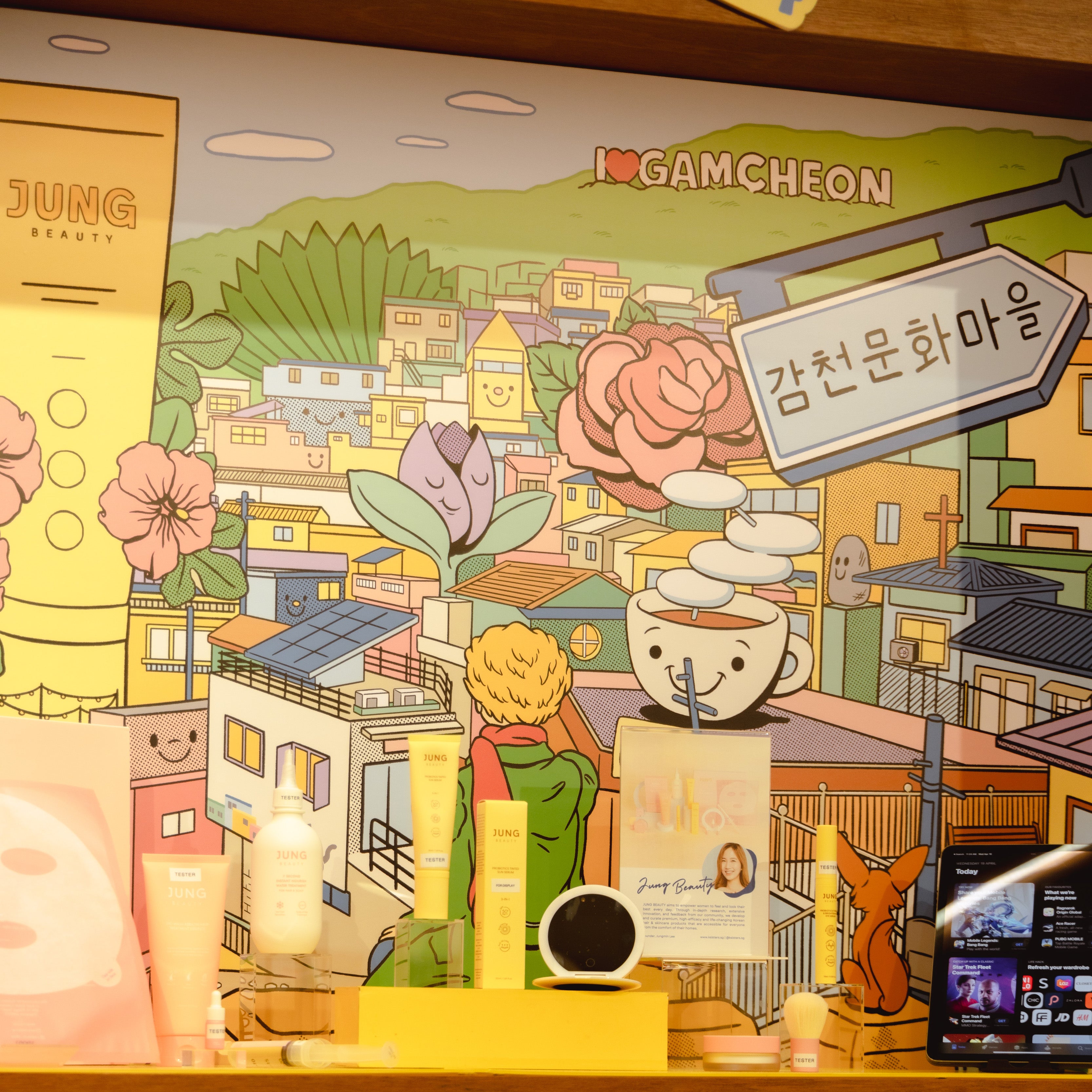 [GirlStyle] Busan-Themed Jung Beauty Pop-Up In Singapore: Complimentary K-Style Caricature, Photo Booth & More