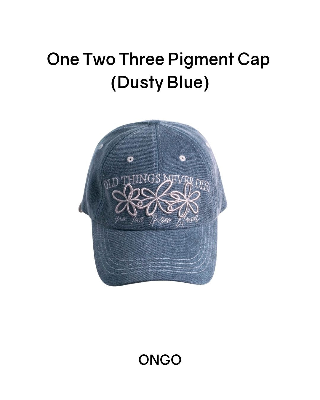 [PREORDER] ONGO One Two Three Pigment Cap (Dispatch Date: 17-21 Aug)