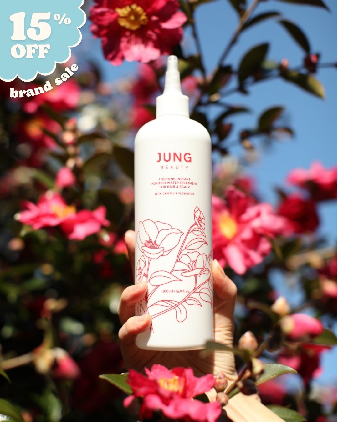 [PROMO] Jung Beauty 7 Second Instant Nourish Water Treatment for Hair & Scalp with Camellia Flower Oil