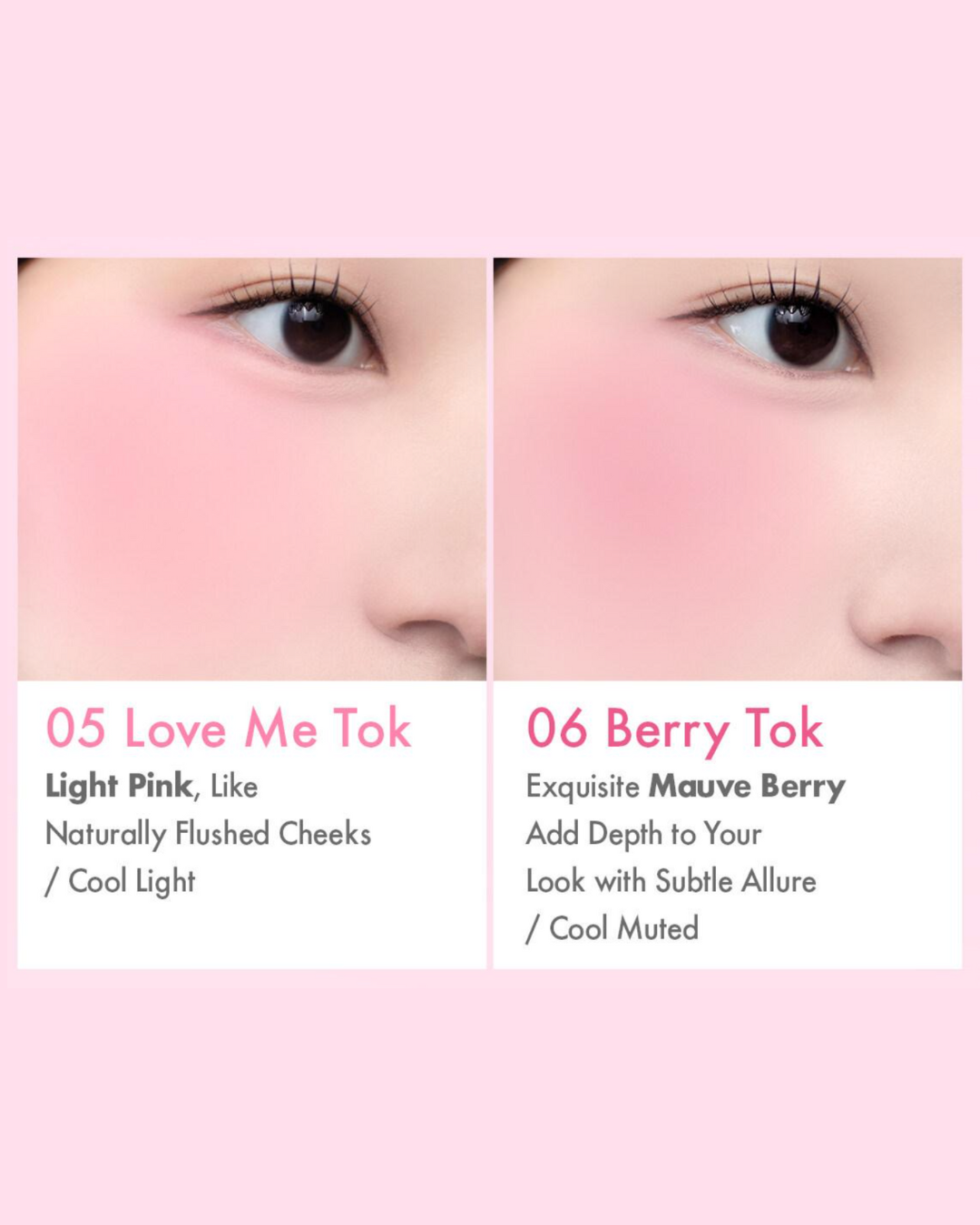 [PROMO] AMUSE Cheek Tok Tok (8 Colours)