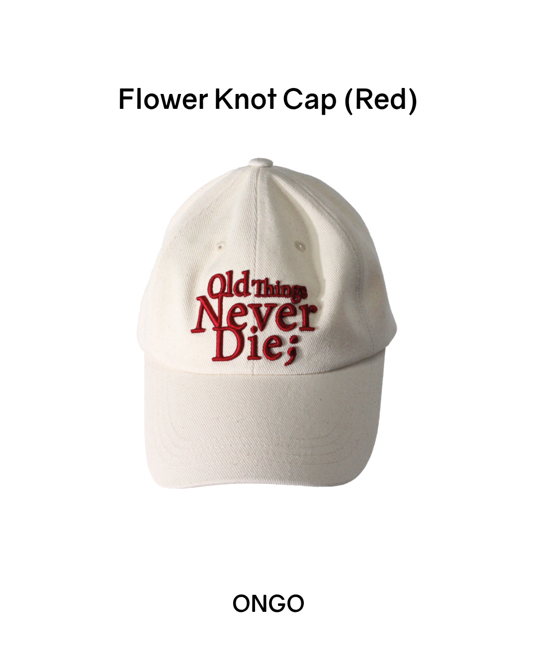 [PREORDER] ONGO Flower Knot Cap (Dispatch Date: 17-21 Aug)
