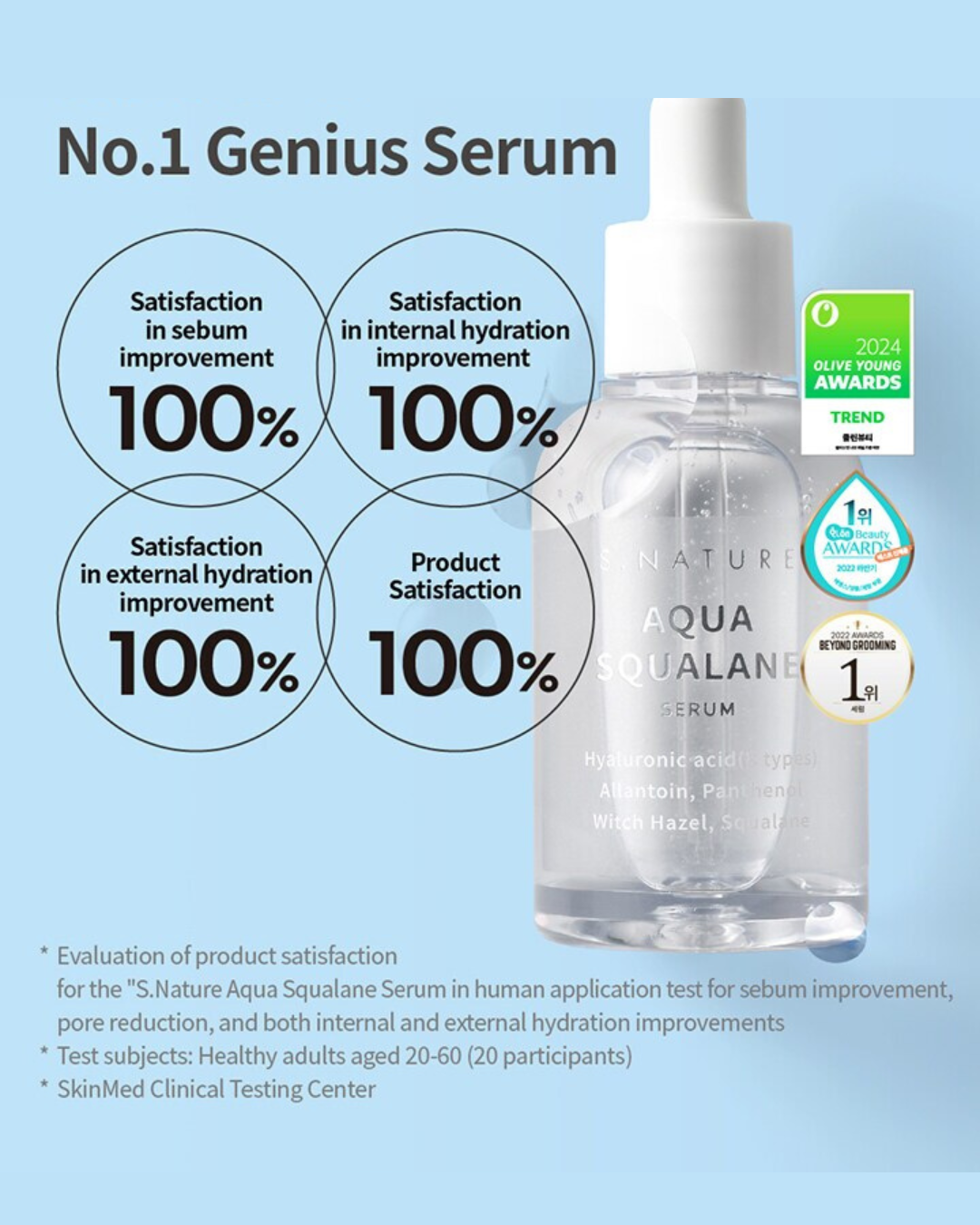 [PROMO] S.NATURE Aqua Squalane Serum (50ml)