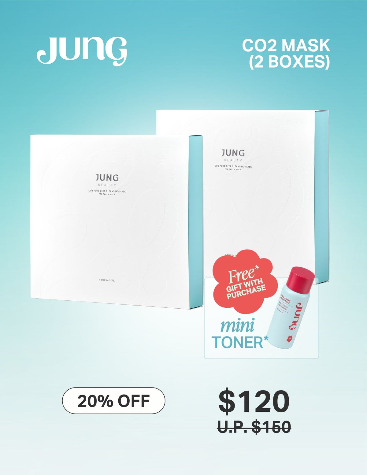 [PROMO] Jung Beauty CO2 Pore Deep Cleansing Mask For Face & Neck
