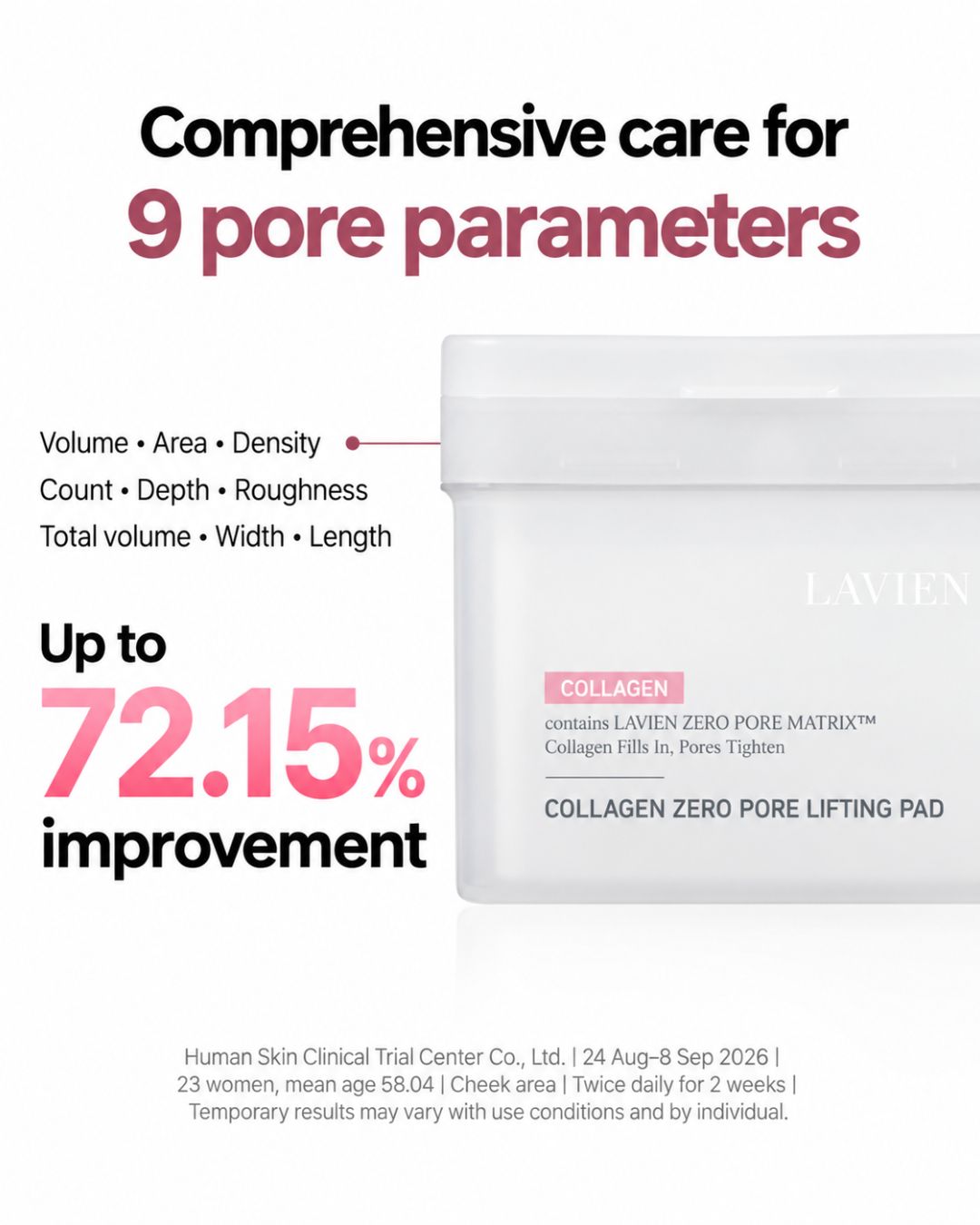 [PREORDER] Lavien Collagen Zero Pore Lifting Pad (Dispatch Date: 23-27 Nov)