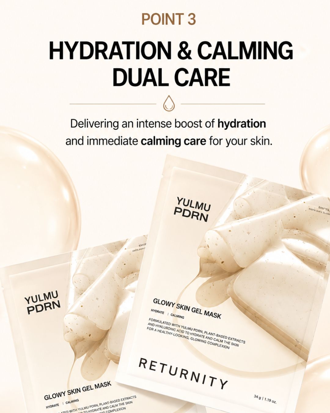 [PROMO] Returnity Yulmu Line Bundle (Yulmu Skinclean Mask + Gel Mask (5EA) + Toner + Bubble Booster)