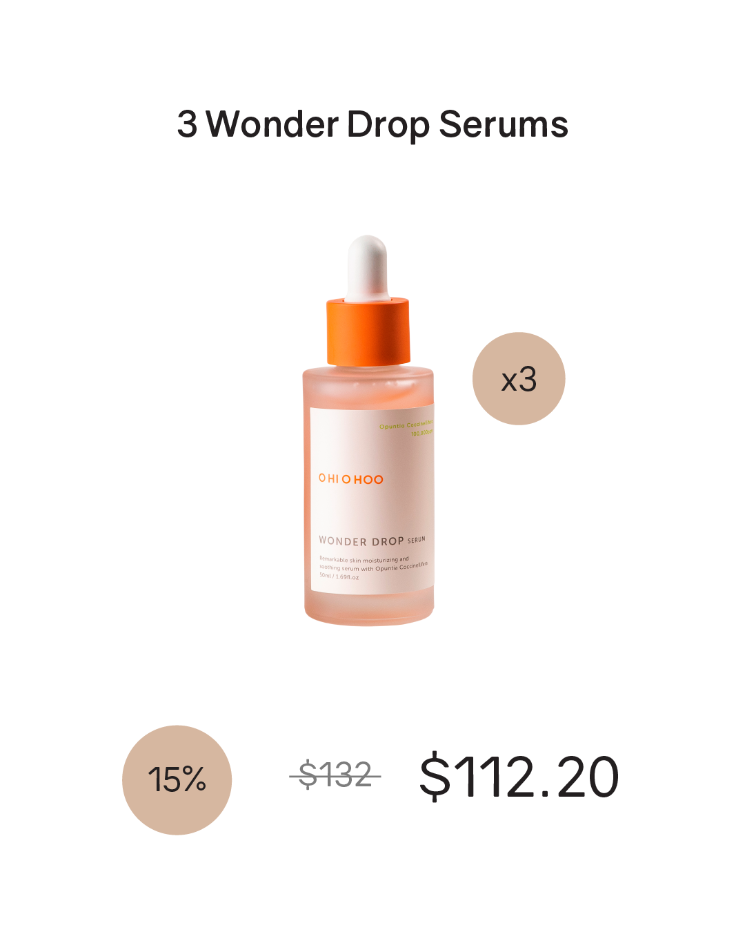 [Online Exclusive] OHIOHOO Wonder Drop Serum