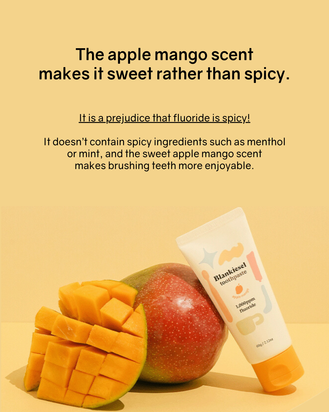 [PROMO] Blankiesel Toothpaste for Newborns (6 months & above) - Apple Mango