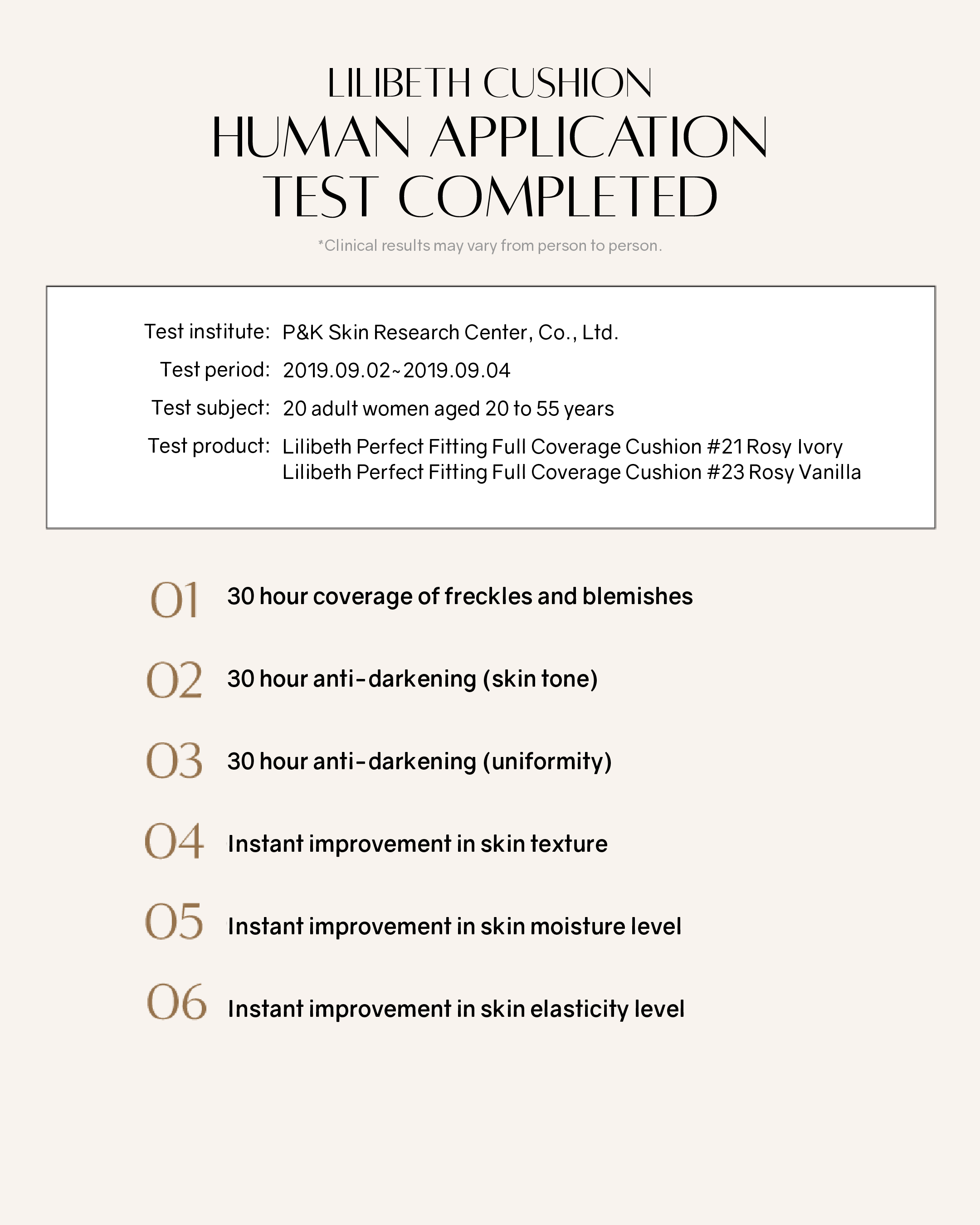 Lilibeth Perfect Fitting Full Coverage Cushion/ Refill SPF50+/PA+++ (Shade 21/23)