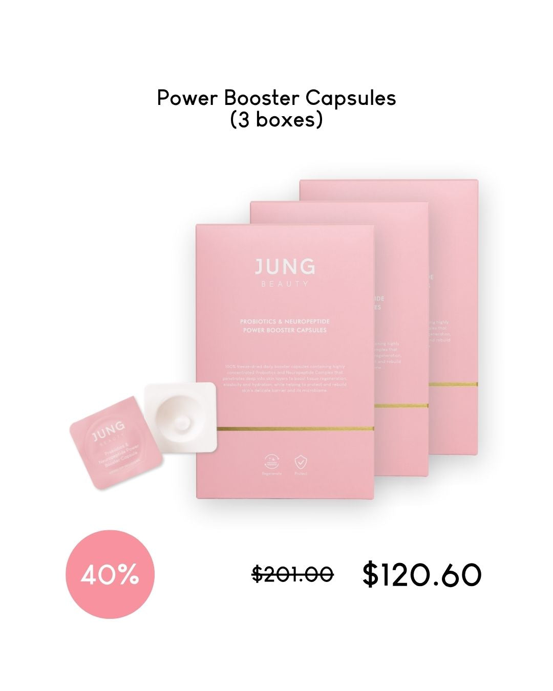 [PROMO] Jung Beauty Probiotics & Neuropeptide Power Booster Capsules