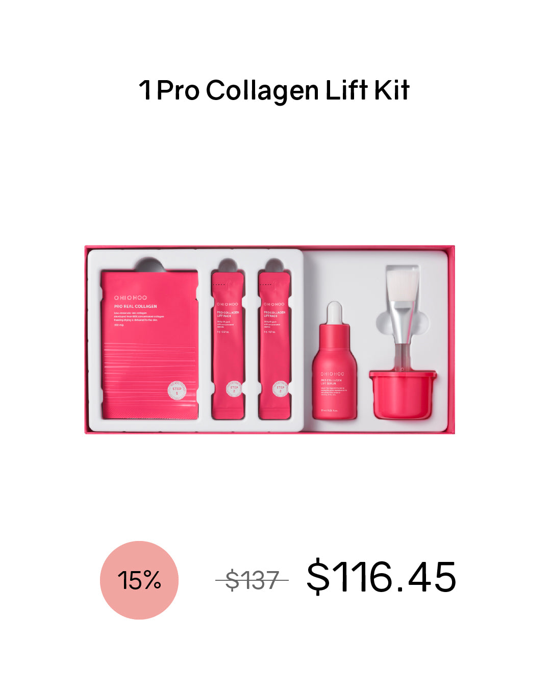 [Online Exclusive] OHIOHOO Pro Collagen Lift Kit