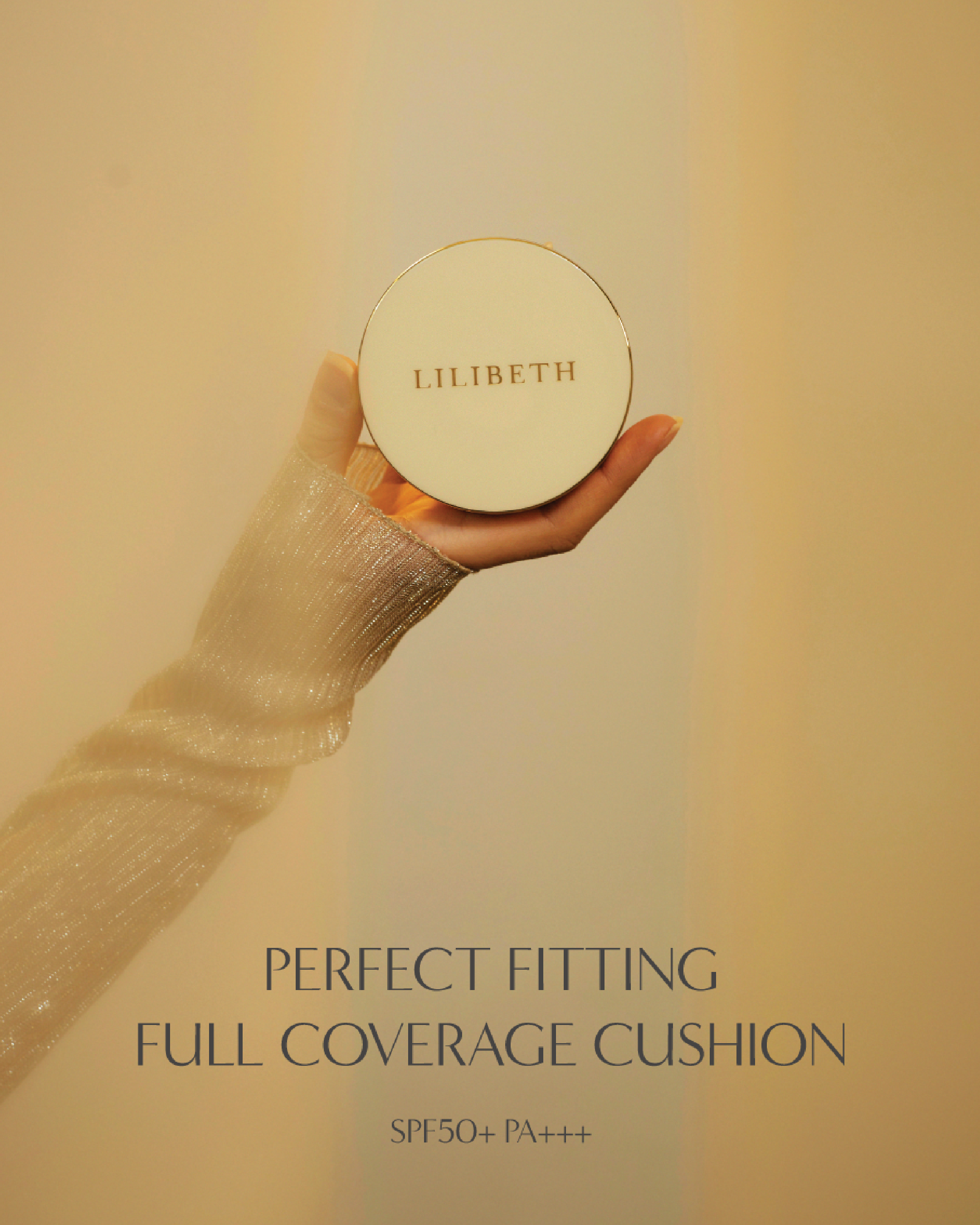 [PROMO] Lilibeth Perfect Fitting Full Coverage Cushion/ Refill SPF50+/PA+++ (Shade 21/23)