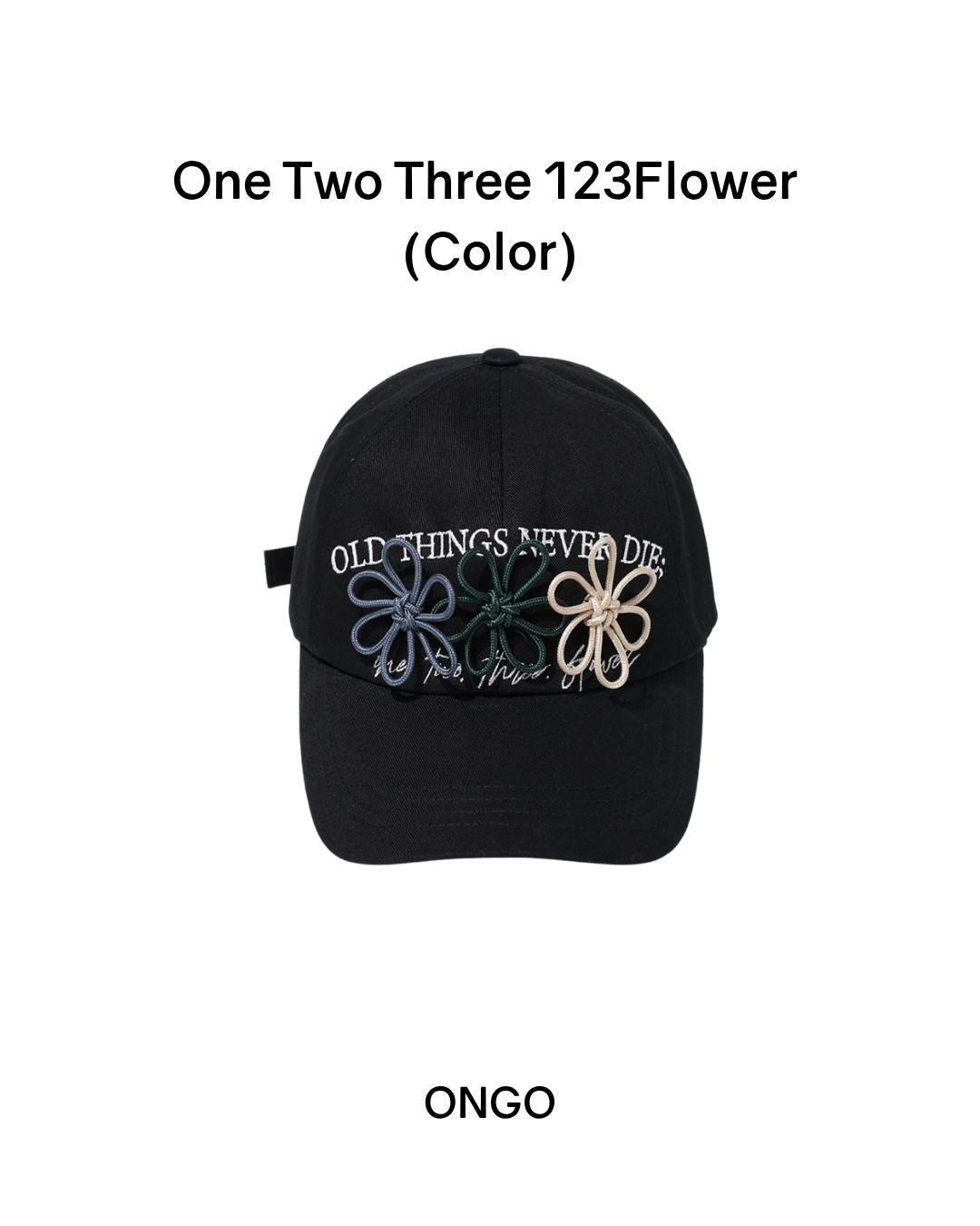 [PREORDER] ONGO One Two Three 123Flower Cap (Dispatch Date: 17-21 Aug)
