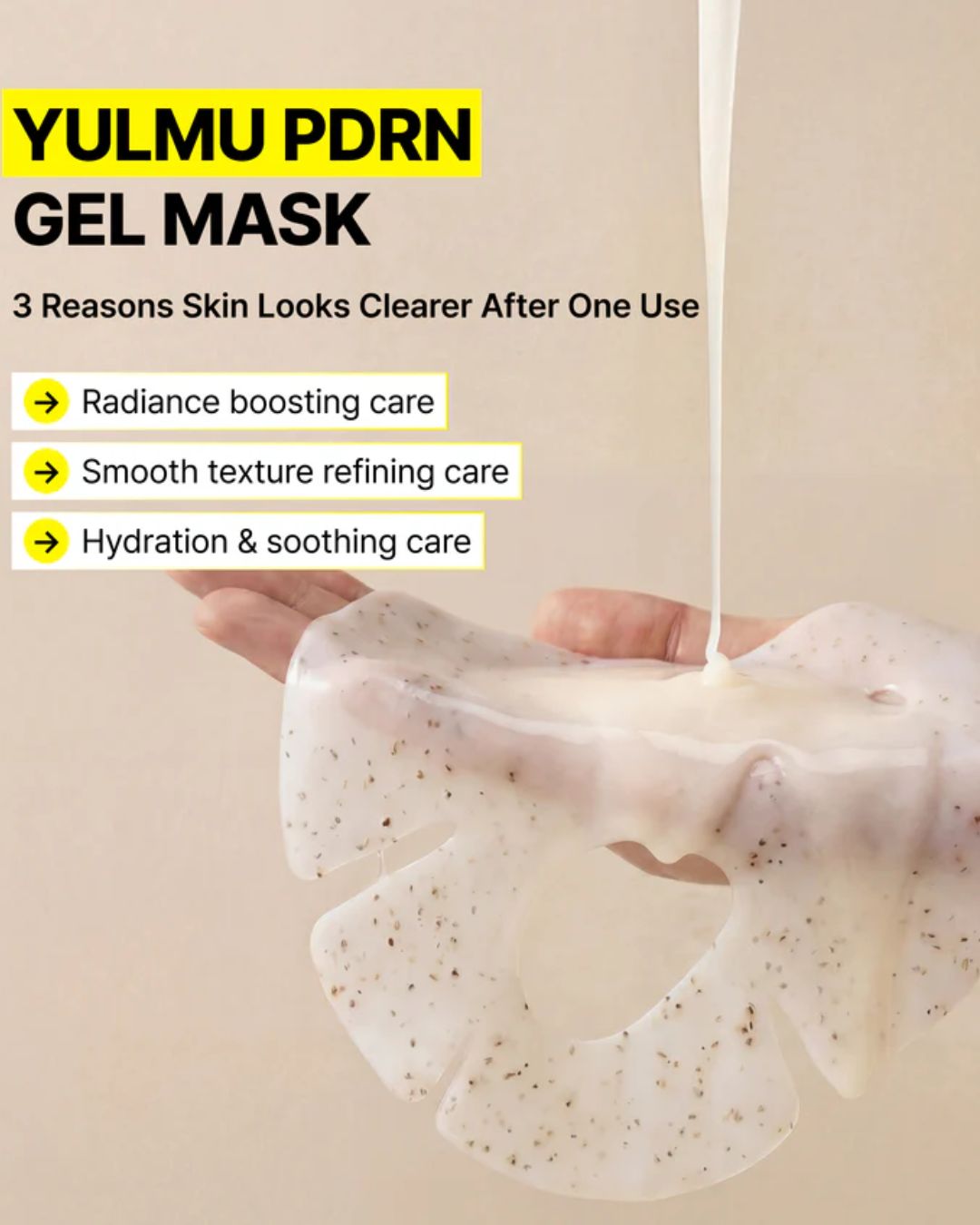 [PROMO] Returnity Yulmu PDRN Glowy Skin Gel Mask