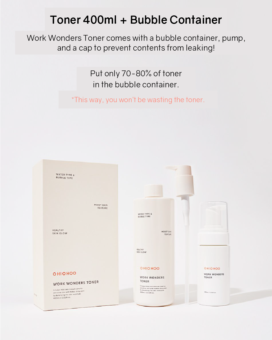 [Online Exclusive] OHIOHOO Work Wonders Toner