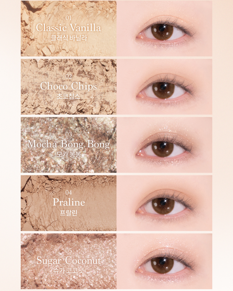 [PROMO] Dasique Eyeshadow Palette (Ice Cream Collection) [3 colours]