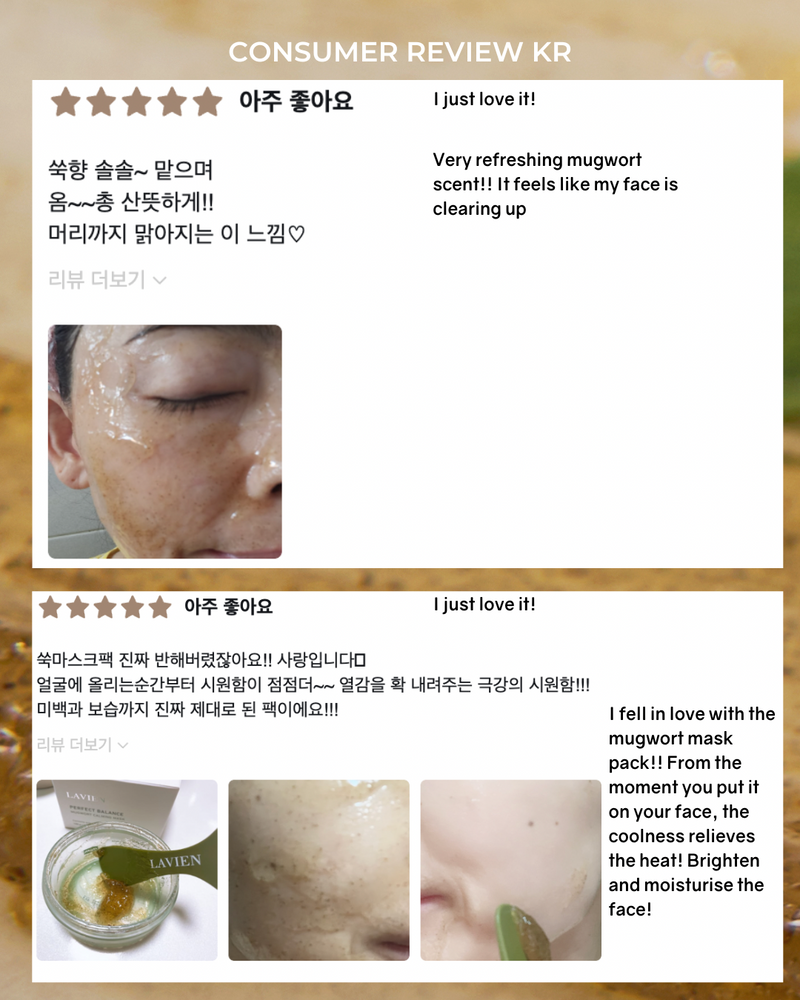 [PROMO] Lavien Perfect Balance Mugwort Calming Mask