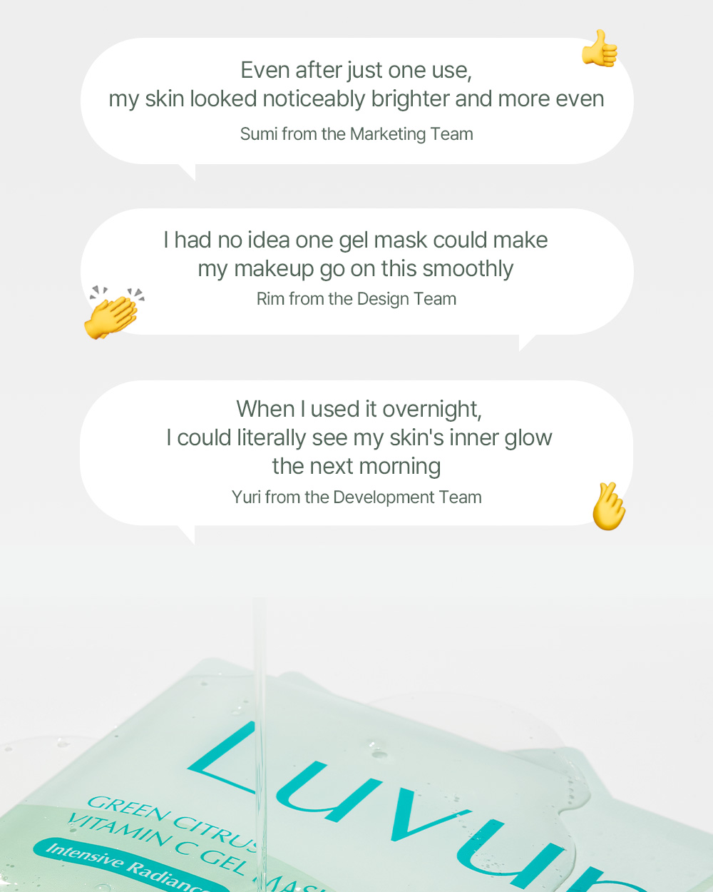 [PROMO] Luvum Green Citrus Vitamin C Gel Mask+