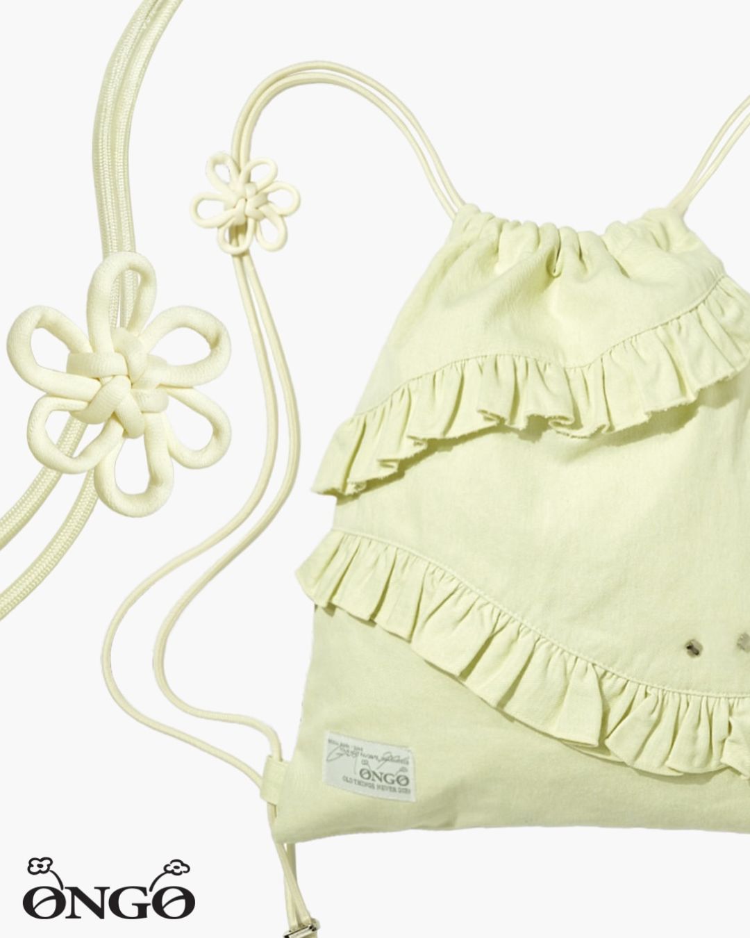 [PREORDER] ONGO Flower Knot Ruffle Bag (Dispatch Date: 17-21 Aug)