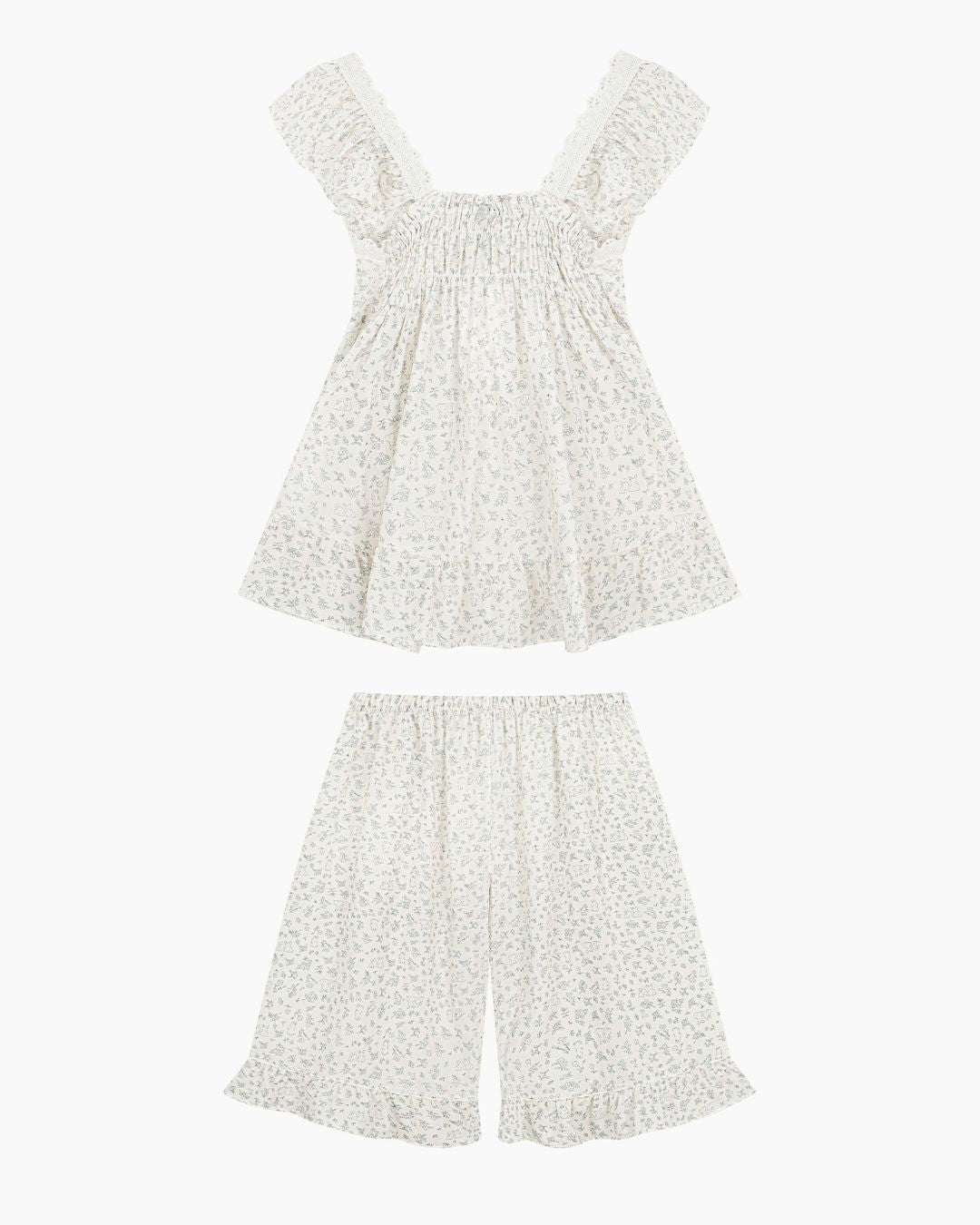 [PREORDER] Lunaluz Mila Lyocell Sleeveless Two-Piece Pajama Set with Built-in Bra Cups (Dispatch Date: 17-21 Aug)