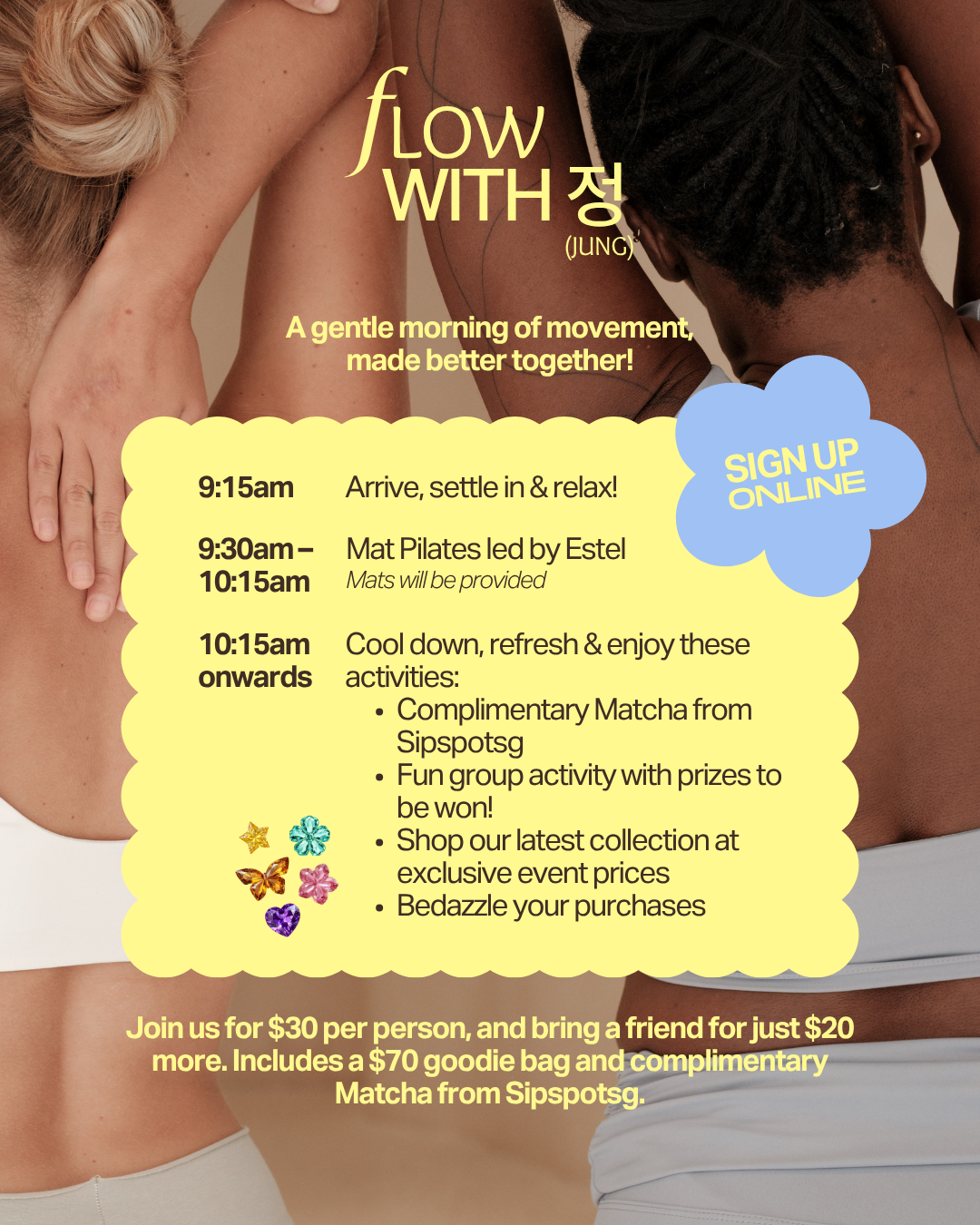 [SIGNUP] Flow with 정 (Jung): Mat Pilates with Pilates & Coffee Club