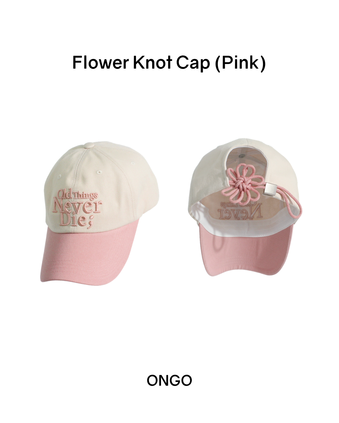 [PREORDER] ONGO Flower Knot Cap (Dispatch Date: 17-21 Aug)