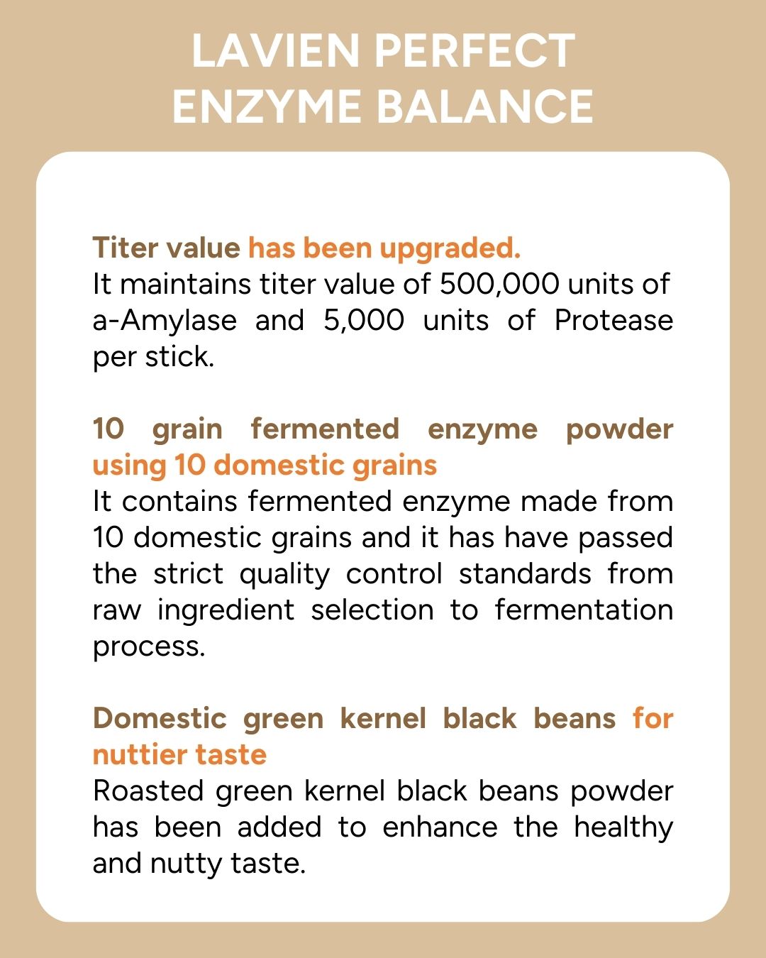 [Online Exclusive] Lavien Perfect Enzyme Balance