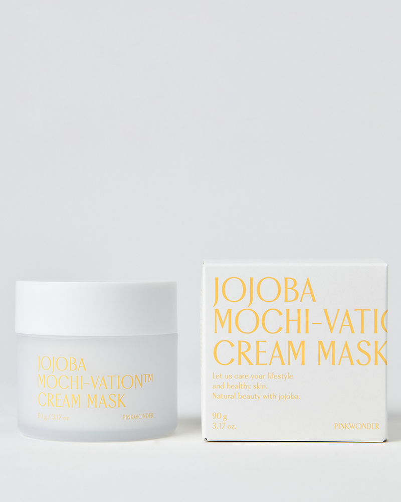 PINKWONDER Jojoba Mochi-Vation™ Cream Mask (with Silicon Pack Brush)