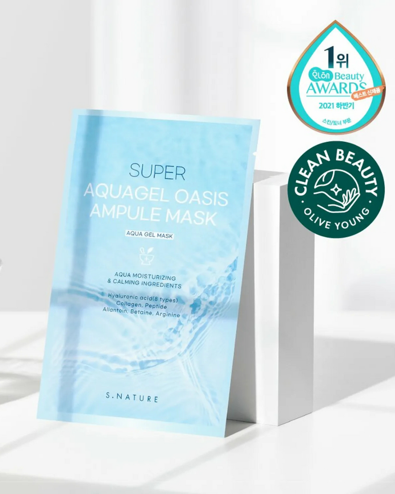 S.NATURE Super Aquagel Oasis Ampule Mask (10EA)