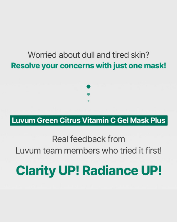 [PROMO] Luvum Green Citrus Vitamin C Gel Mask+